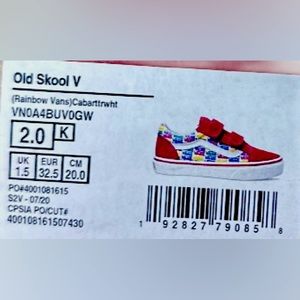 Pink  kids Rainbow vans